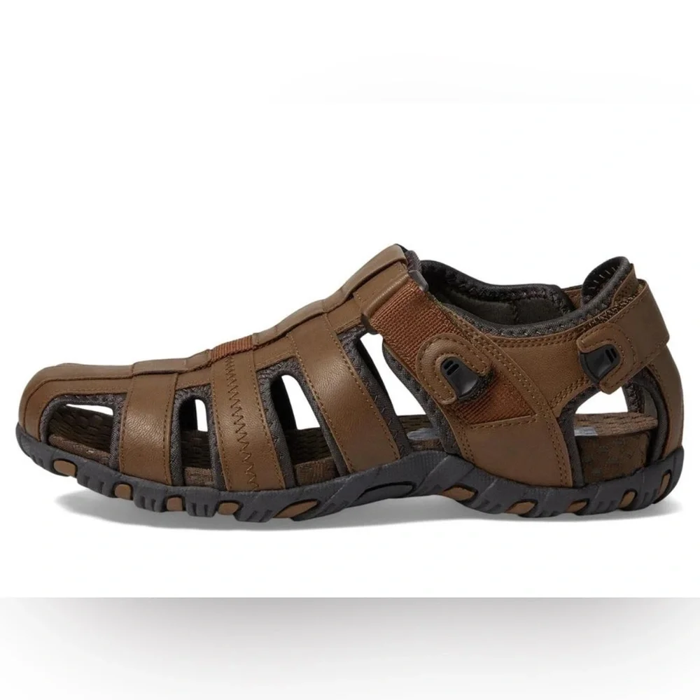 Nunn Bush Men’s Rio Bravo Brown Lightweight Cushioned Fisherman Sandal 12M NWT